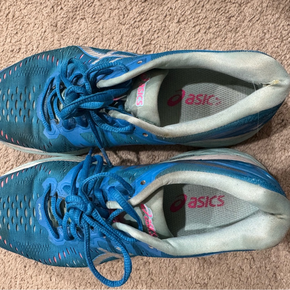 Asics Blue Athletic Shoes